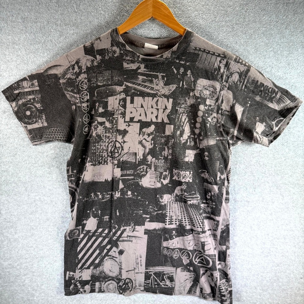 Bay Island Black and Gray Graphic Long Sleeve Tee